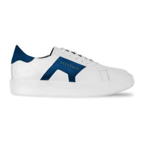 Egbert: Sneakers Homme - Cuir Blanc B'