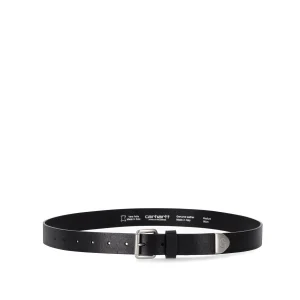 CARHARTT WIP JUKE BLACK GUN METAL BELT