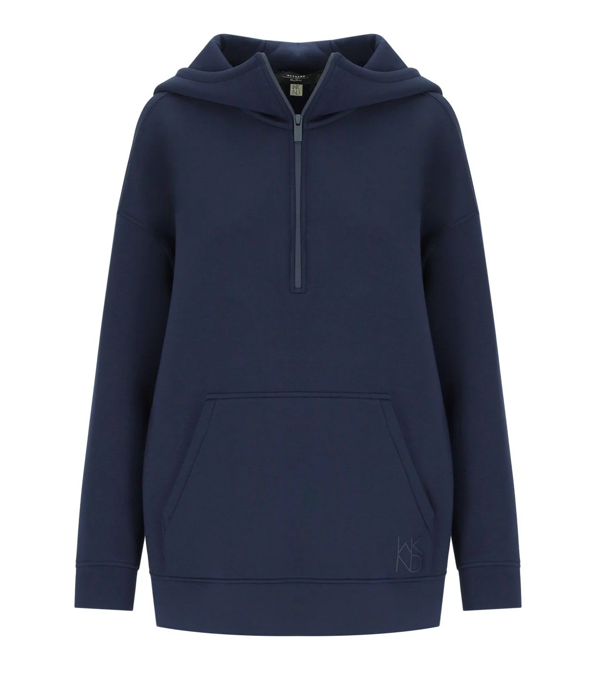 MAX MARA WEEKEND RADURA BLUE HOODIE