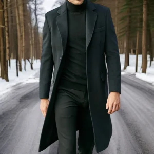 Manteau Longue et Chaude pour Hommes