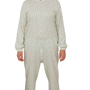 Pyjama d'hiver unisexe en peluche à col ras du cou