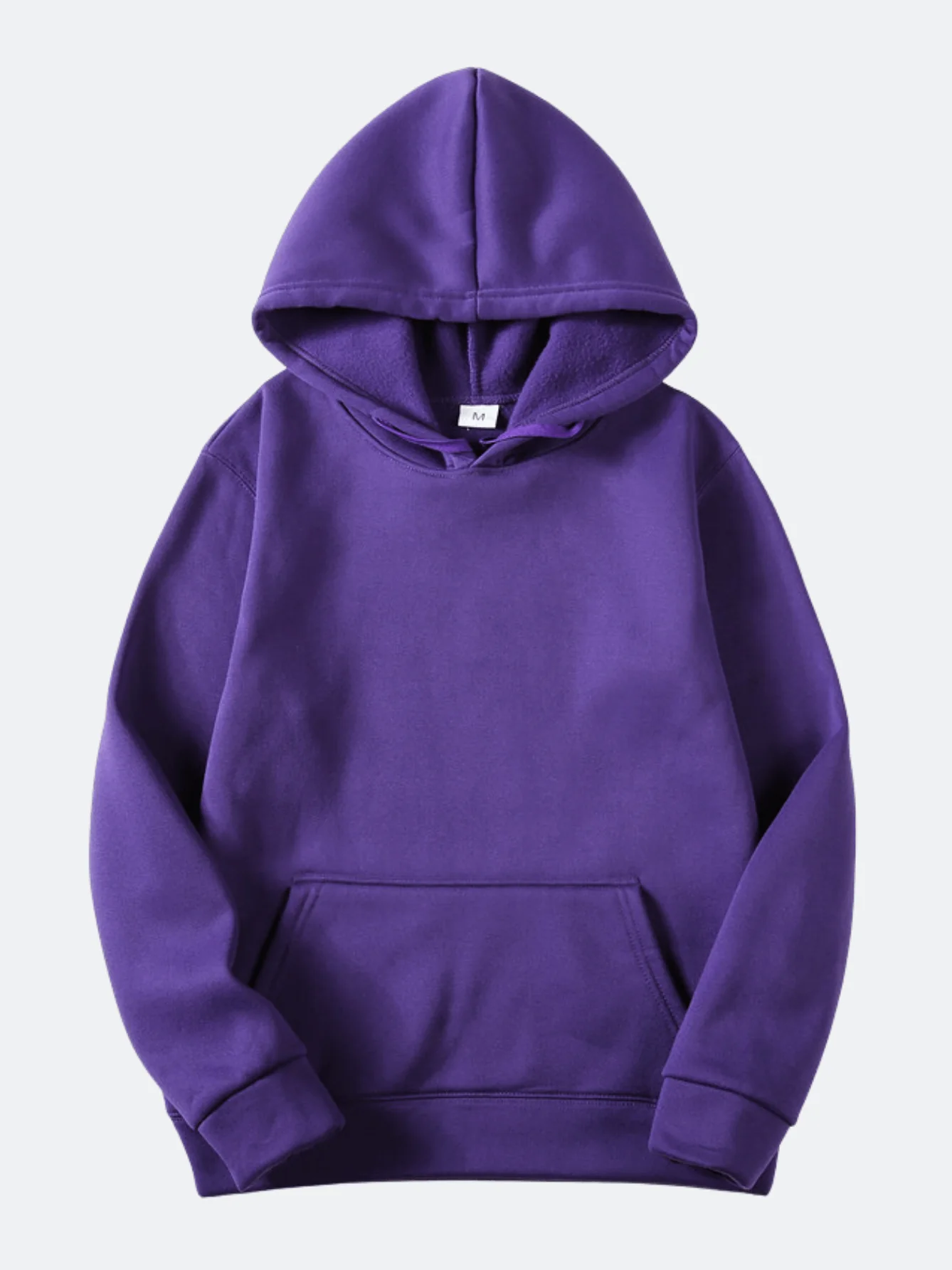 Sweat à Capuche Décontracté De Couleur Unie – Image 8