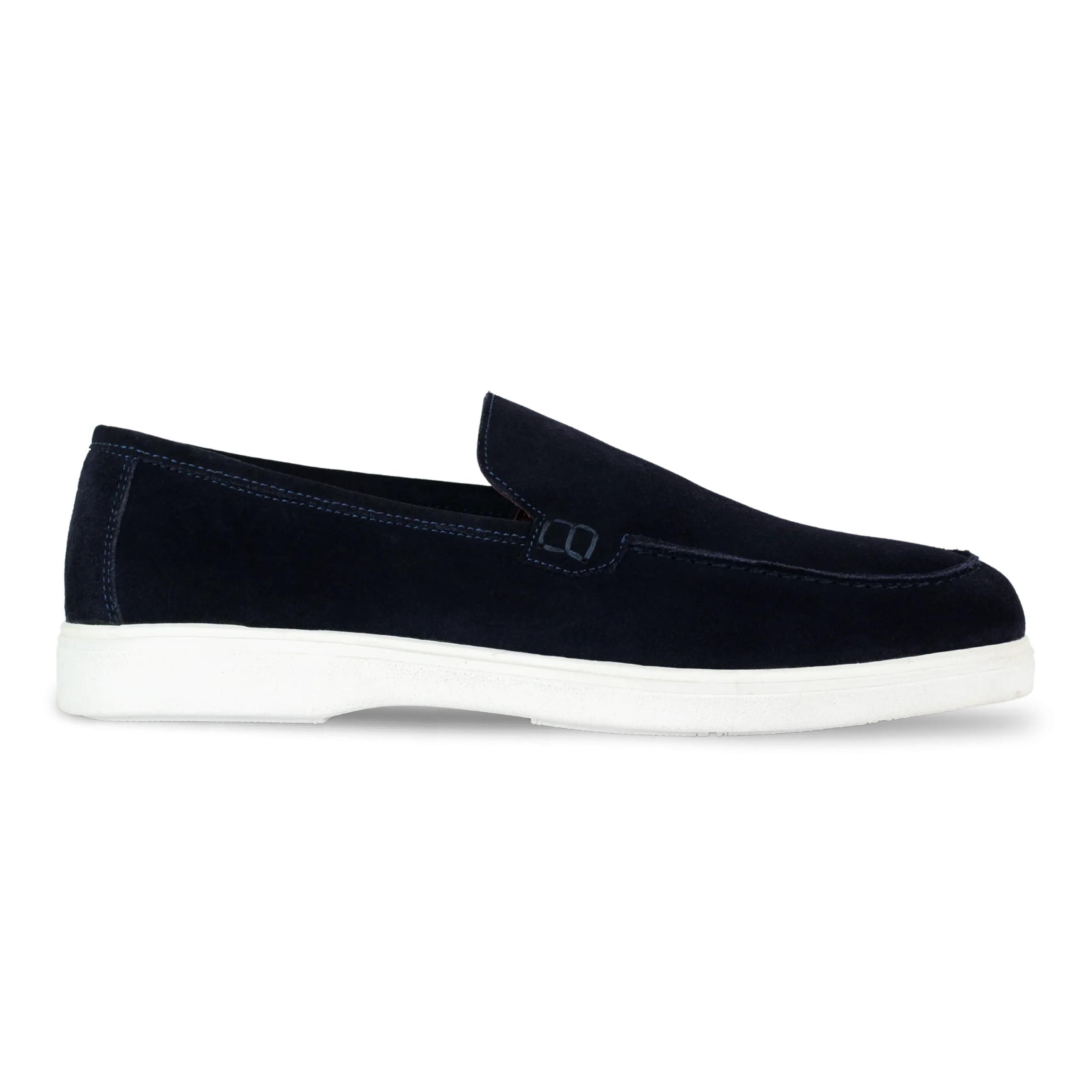 Preston : Mocassin Homme - Daim Bleu
