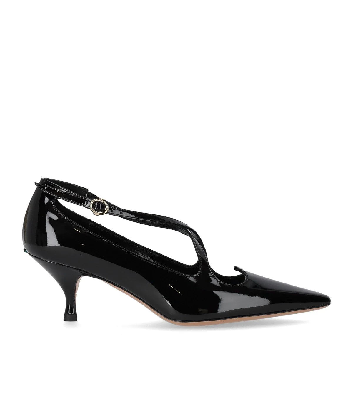 A.BOCCA TWO FOR LOVE BLACK PUMP – Image 2