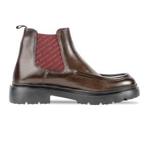 Spencer: Chelsea Boots Homme - Cuir Marron