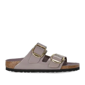 BIRKENSTOCK ARIZONA BIG BUCKLE HIGH SHINE FADED PURPLE SANDAL