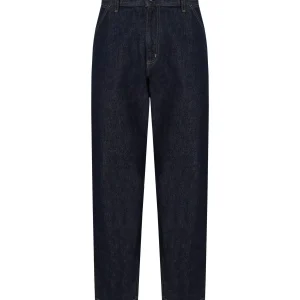 CARHARTT WIP SINGLE KNEE DARK BLUE JEANS