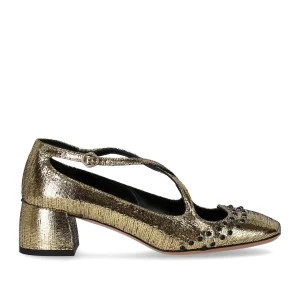 A.BOCCA TWO FOR LOVE GOLD PUMP