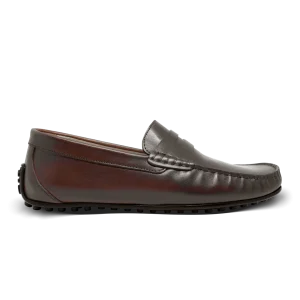 Barclay: Mocassin Homme- Cuir Marron