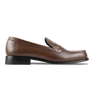 Beverley: Mocassin Homme - Cuir Marron