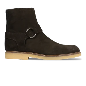Marlon: Bottes Homme - Daim Marron