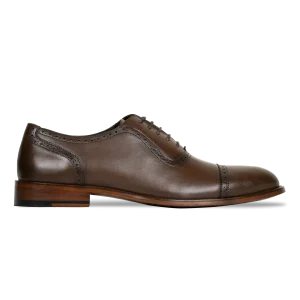 Lewis: Richelieu Homme - Cuir Marron