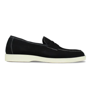 Alan: Mocassin Homme - Gomme Noir