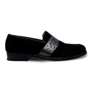 Anderton: Mocassin Homme - Cuir Noir