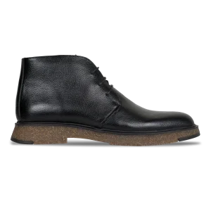 Brooking: Demi Bottes Homme - Cuir Noir
