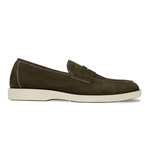 Alan: Mocassin Homme - Gomme Vert