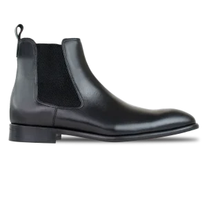 Alton: Chelsea Boots Homme - Cuir Noir