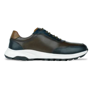 Falkner : Sneakers Homme - Cuir Marron