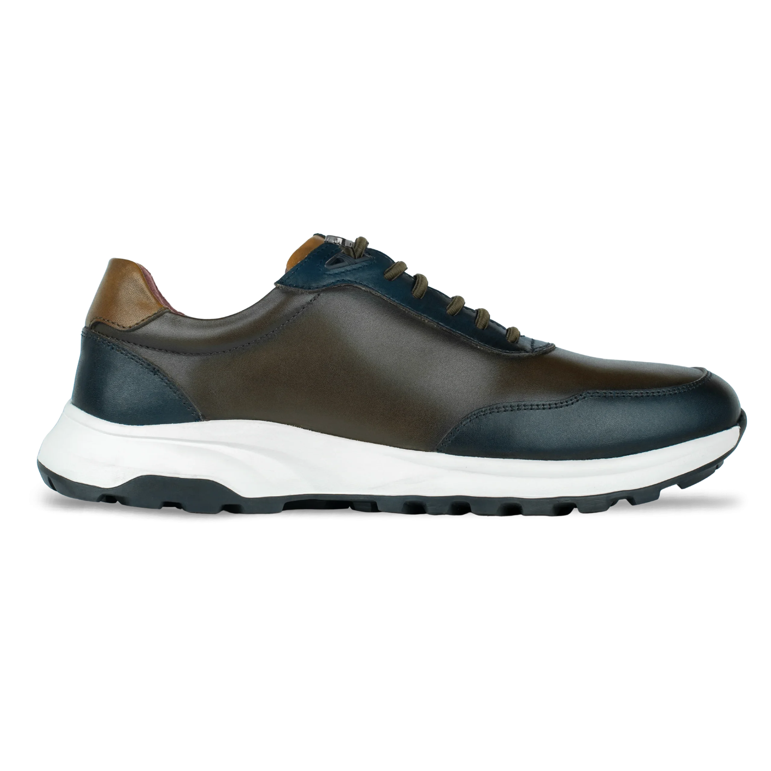 Falkner : Sneakers Homme - Cuir Marron