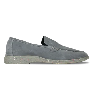 Stewart: Mocassin Homme - Daim Gris