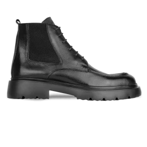 Owen: Bottes Homme - Cuir Noir