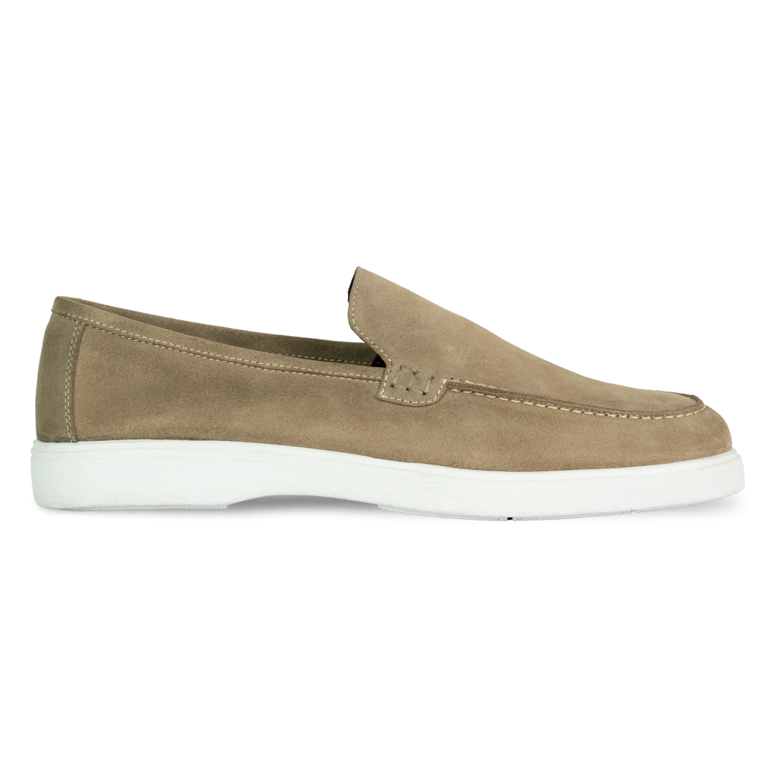 Preston: Mocassin Homme - Daim Beige
