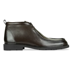 Murphy: Demi Bottes Homme - Cuir Marron