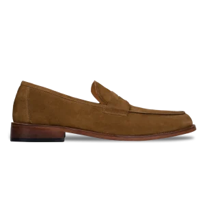 Nowell: Mocassin Homme - Daim Cognac