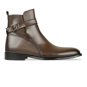 Conor: Bottes Homme - Cuir Marron