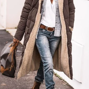 Dorothea™ | Manteau Long Réversible Doublé en Fourrure