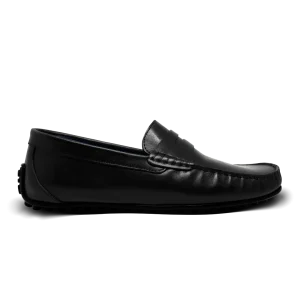 Barclay: Mocassin Homme- Cuir Noir