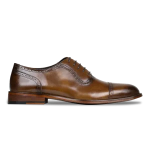 Lewis: Richelieu Homme - Cuir Cognac