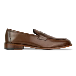 Andrew: Mocassin Homme - Cuir Marron