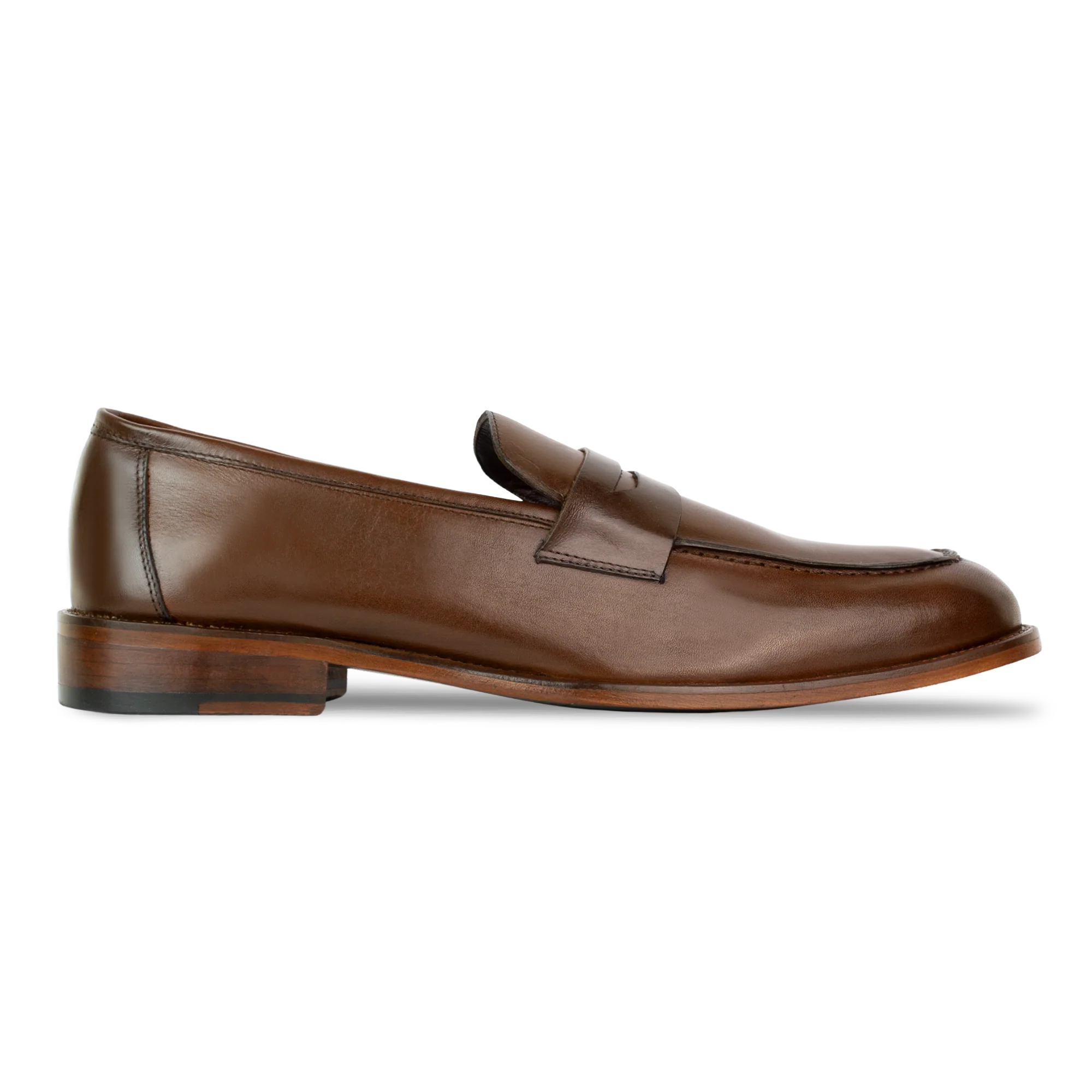 Andrew: Mocassin Homme - Cuir Marron – Image 2
