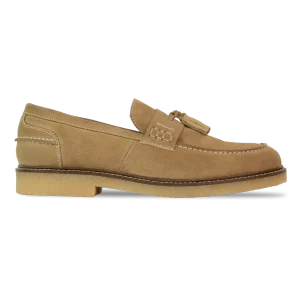 Cambridge: Mocassin Homme - Daim Beige