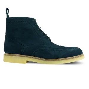Columb: Bottes Homme - Crêpe Bleu
