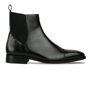 Cavan: Chelsea Boots Homme - Cuir Noir