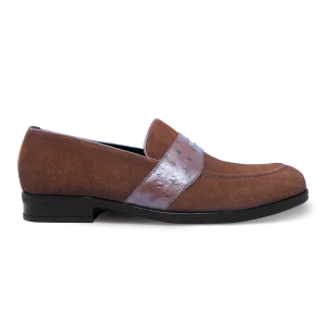 Anderton: Mocassin Homme - Cuir Marron