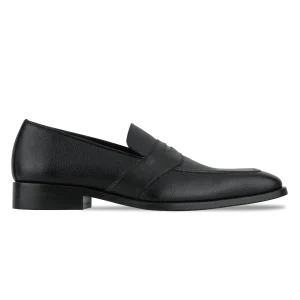 River: Mocassin Homme - Cuir Noir