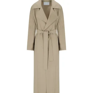 HARRIS WHARF LONDON DOVE GREY TRENCH