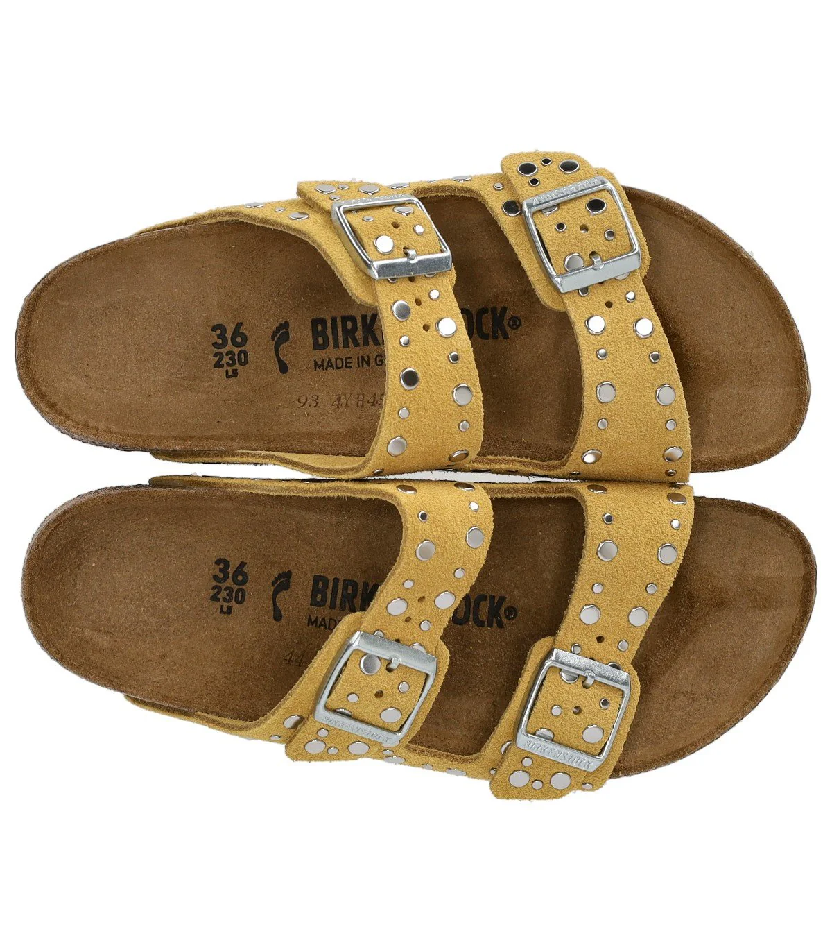 BIRKENSTOCK ARIZONA RIVET OCHRE SANDAL – Image 6