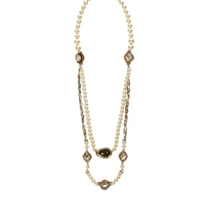 MAX MARA WEEKEND OMBROSA WHITE NECKLACE