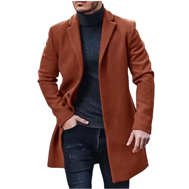 Manteau Croisé pour Hommes – Image 3