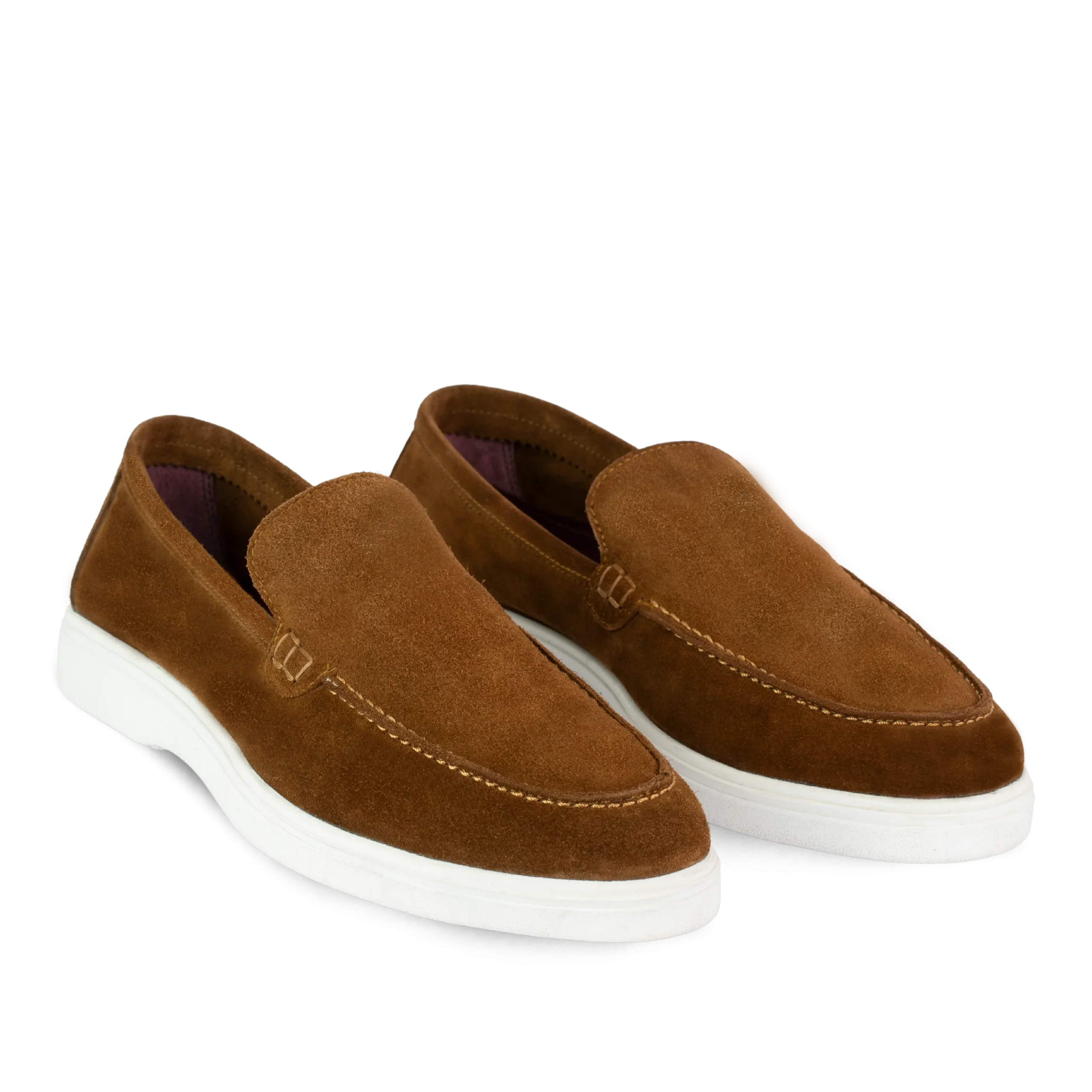 Preston : Mocassin Homme - Daim Camel – Image 4