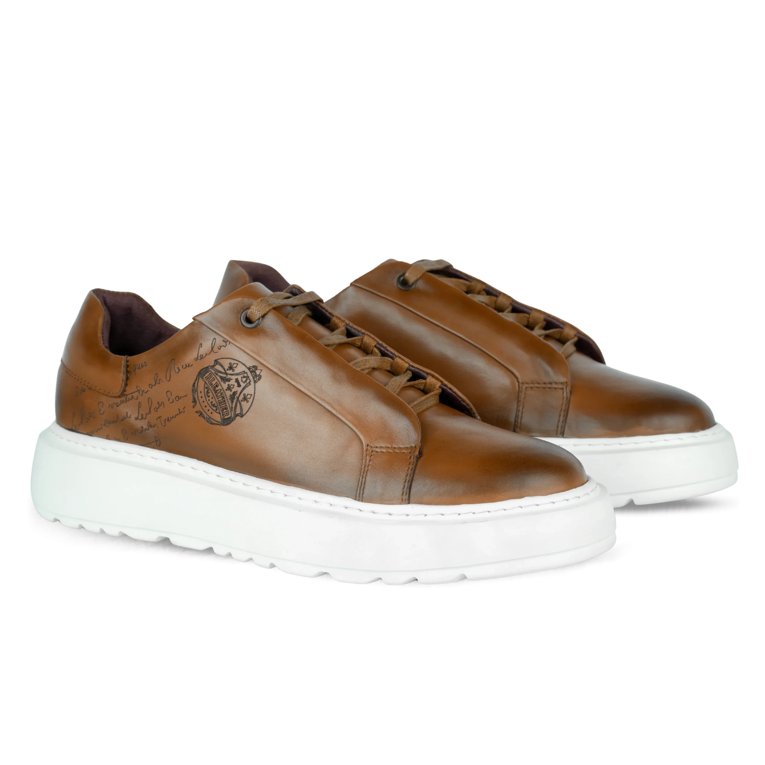 Lord : Sneakers Homme - Cuir Cognac – Image 3