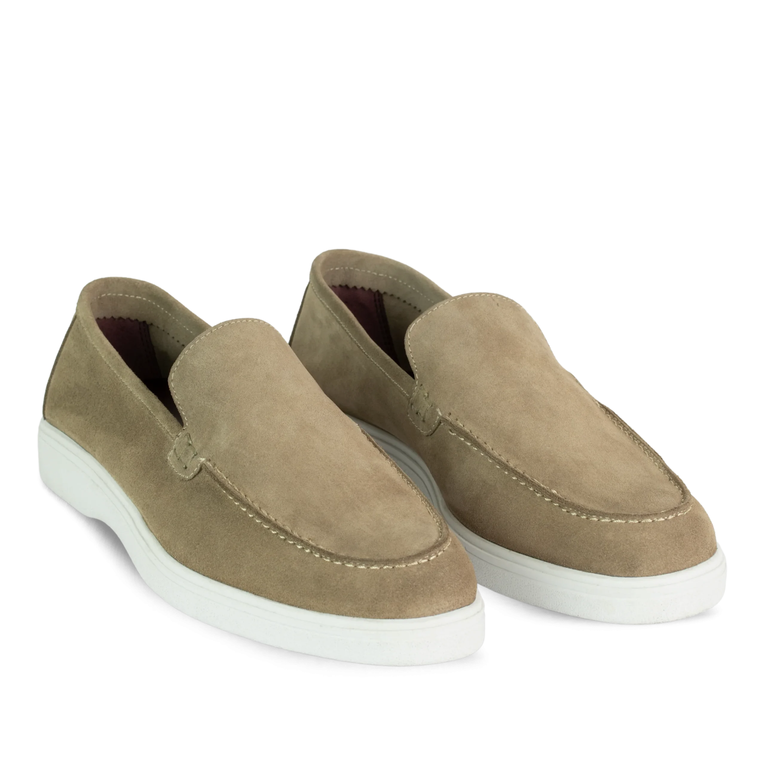 Preston: Mocassin Homme - Daim Beige – Image 4