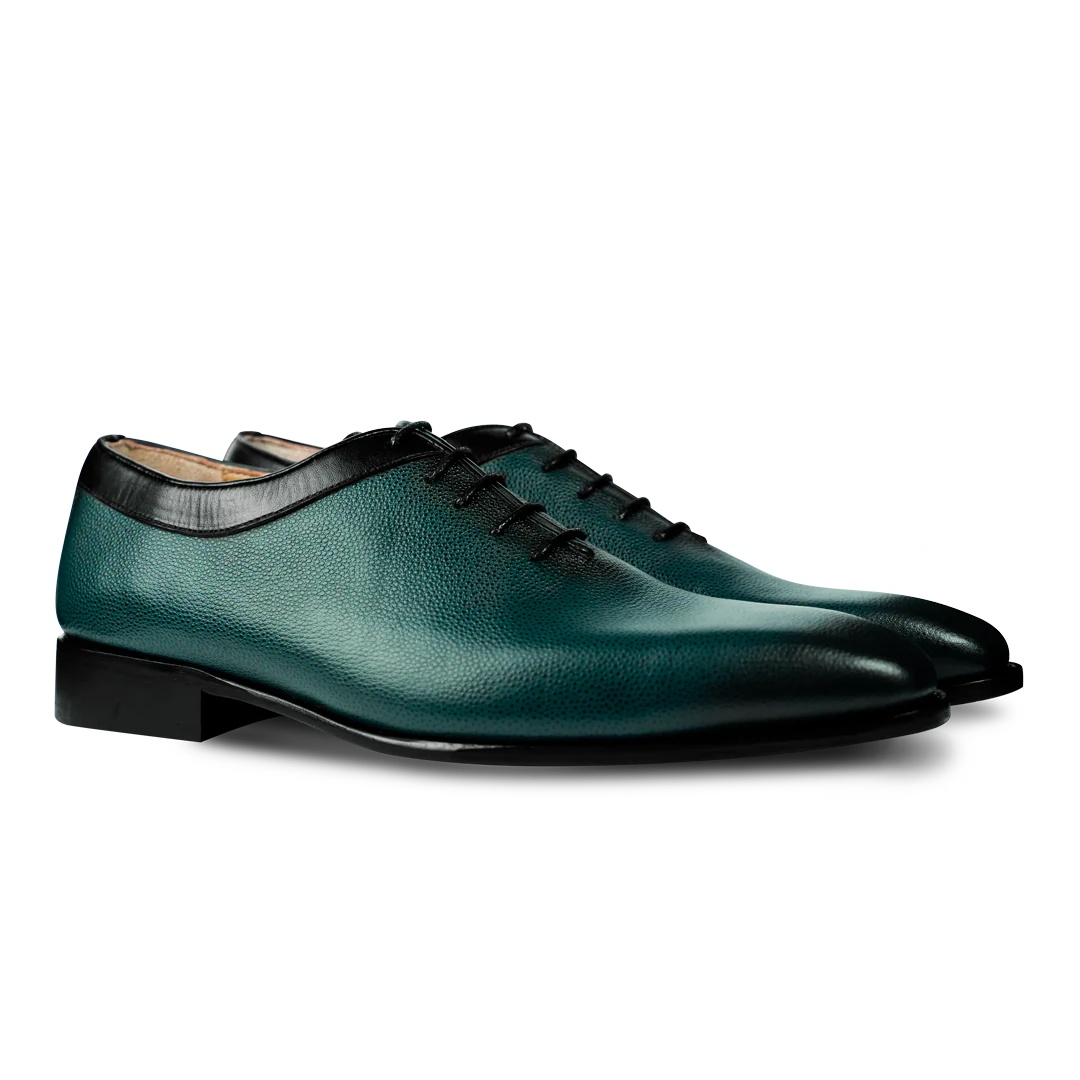Zafir: Richelieu Homme - Cuir Vert – Image 4