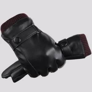 Gants Noirs Elégants pour Hommes