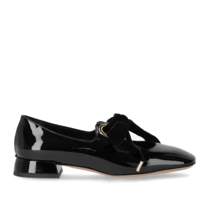 A.BOCCA MARY JANE BLACK BALLET FLAT WITH BOW