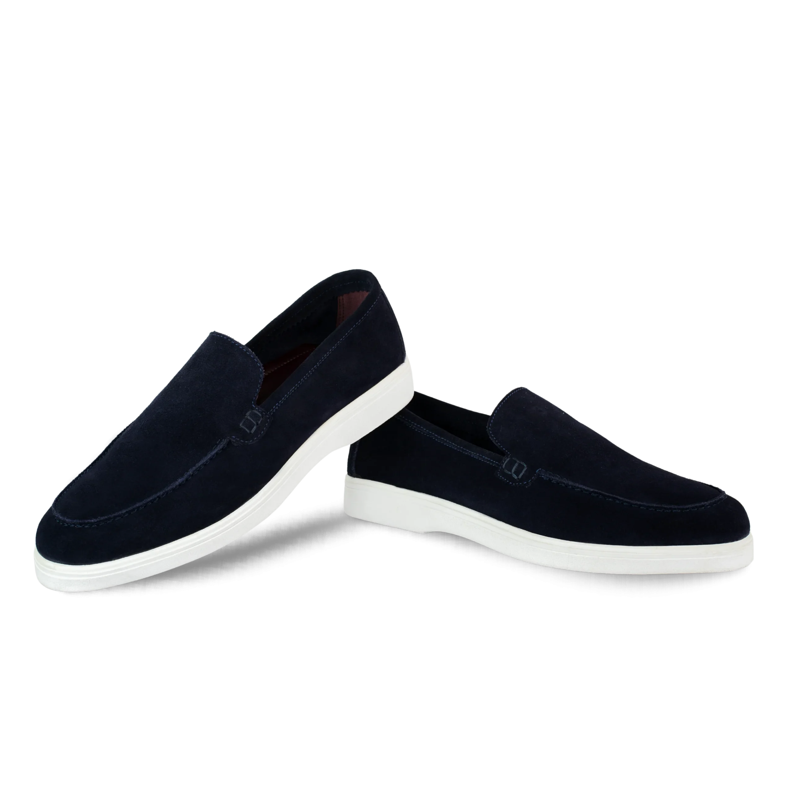 Preston : Mocassin Homme - Daim Bleu – Image 5